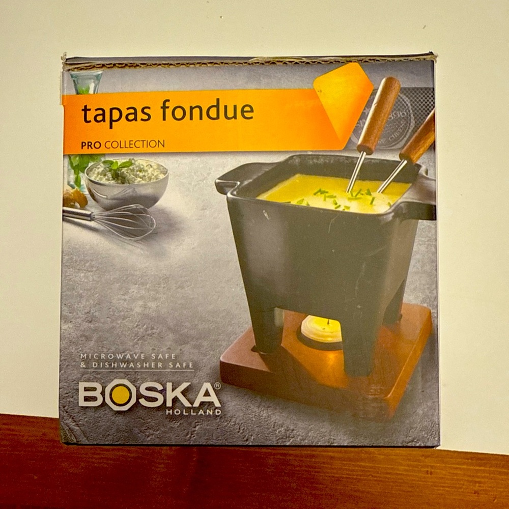 Black Tapas Fondue Set